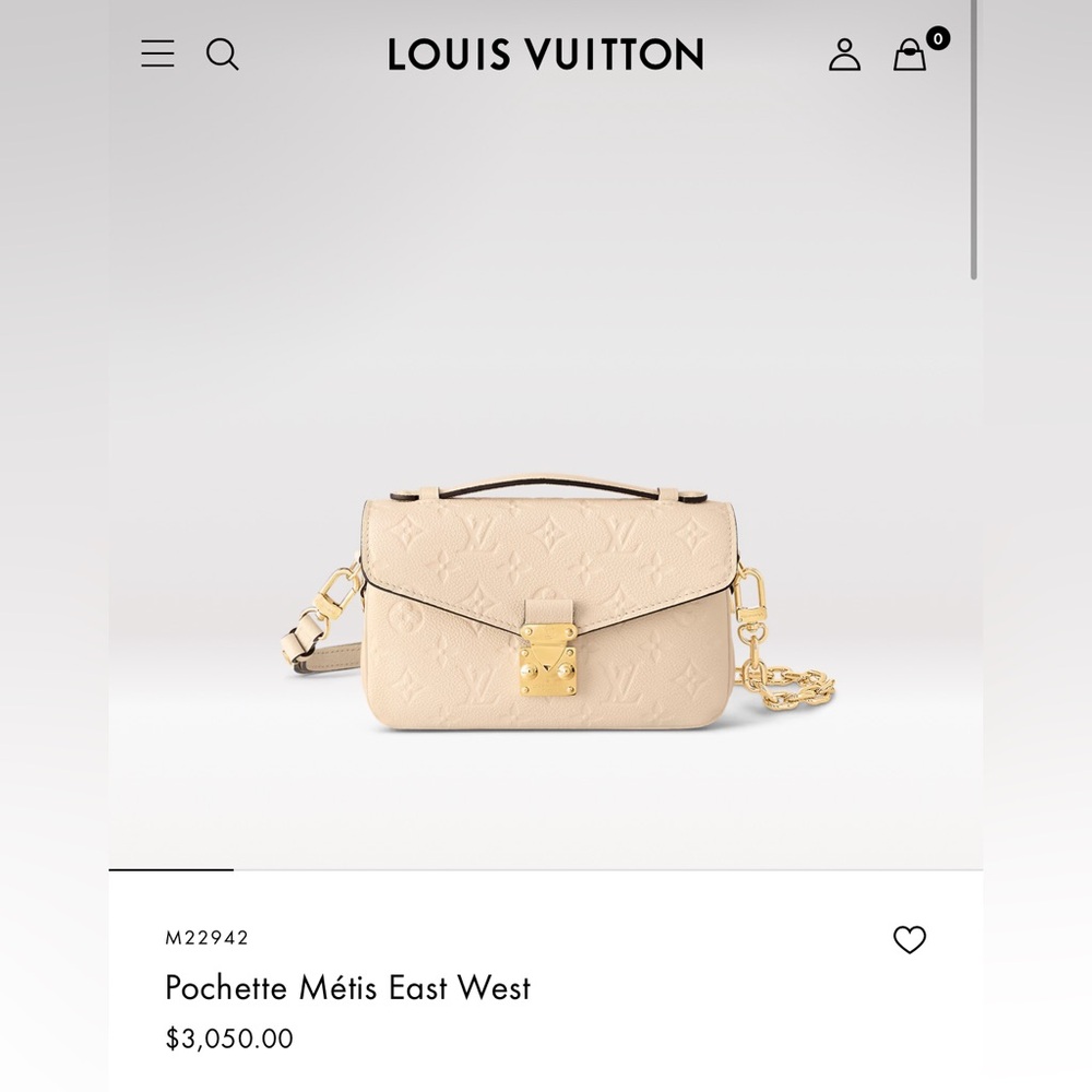 Pochette Métis East West Cream